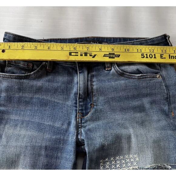 Abercrombie & Fitch Women SZ 25 x30 Super Skinny Jeans Signature Collection Punk - Picture 7 of 11